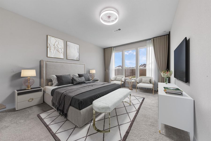 Furnished interior view inside a new home in Trillium, Richmond (Image 6).