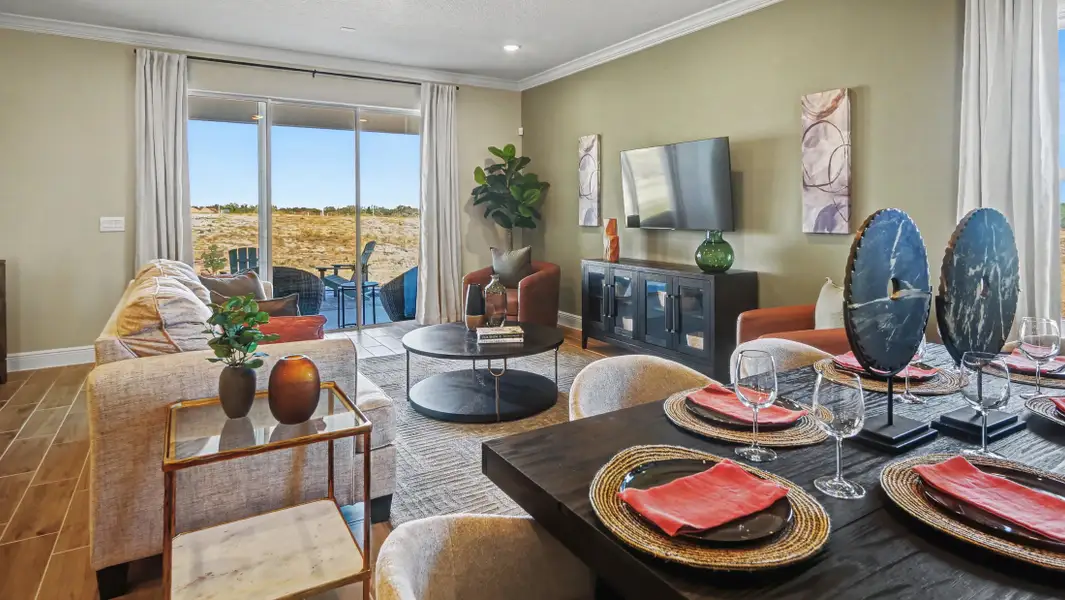 Representative furnished interior of a home built from the Sheffield by Maronda Homes in Coastal Communities, Edgewater (Image 19).