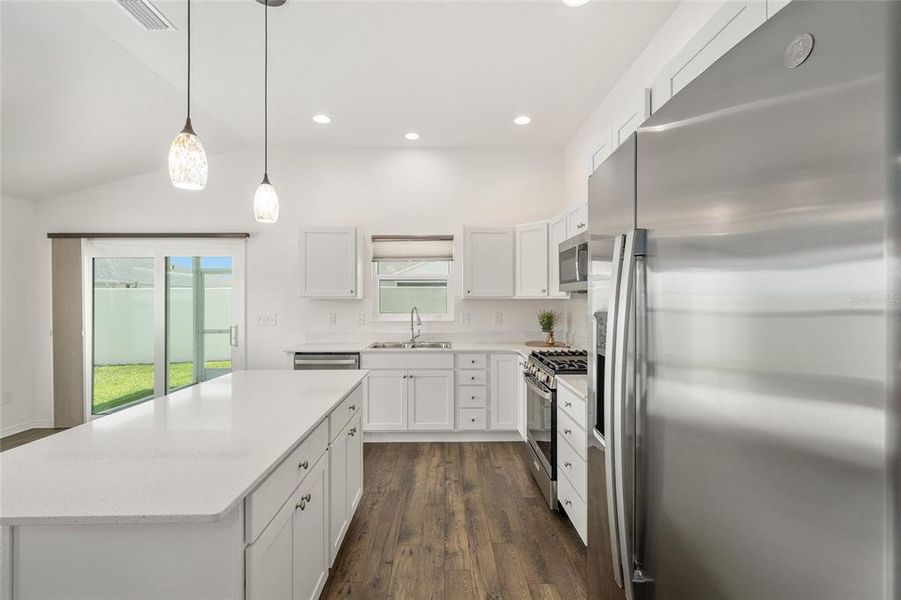 Furnished interior view inside a new home in , The Villages (Image 10).