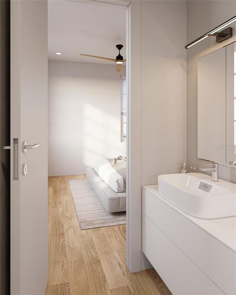Furnished interior view inside a new home in , Orlando (Image 8).