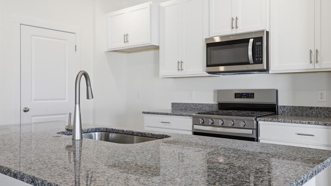 Close-up of interior finishes inside a home in Millstone Village, Morristown (Image 9).