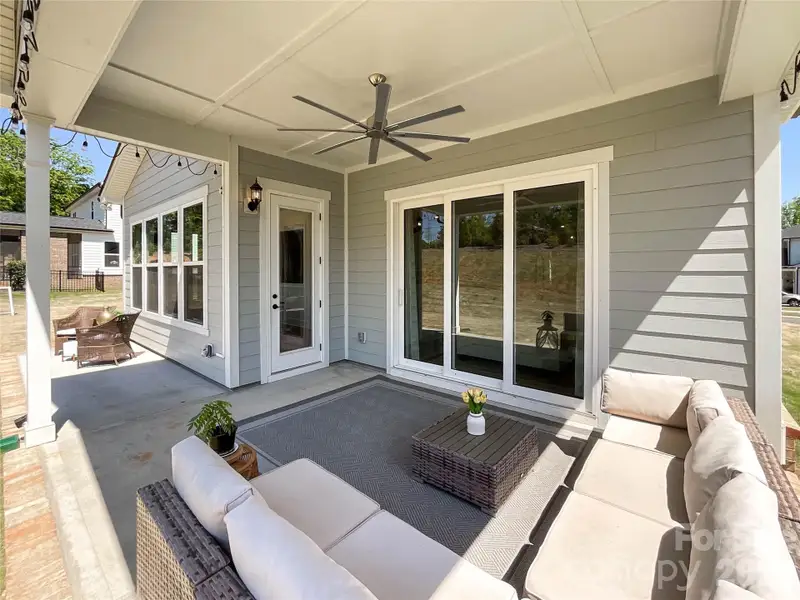 Exterior details and patio area of a home in , Huntersville (Image 4).