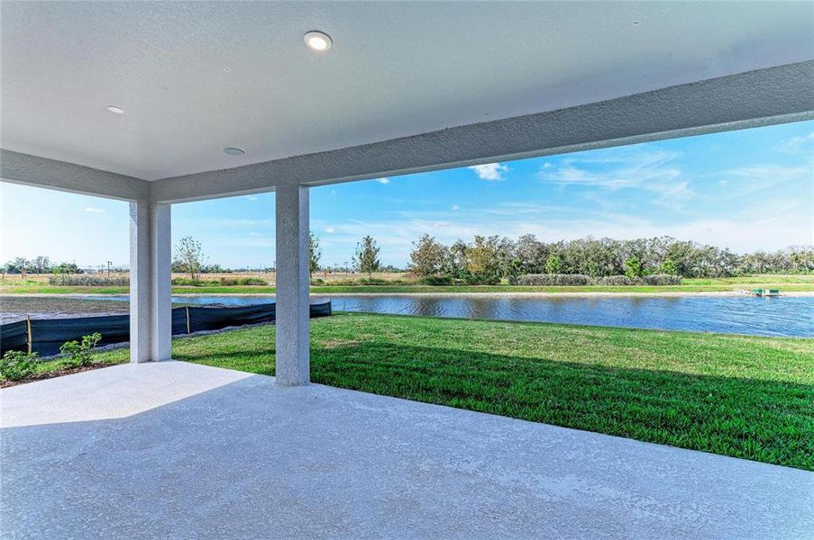 Exterior details and patio area of a home in North River Ranch, Parrish (Image 2).