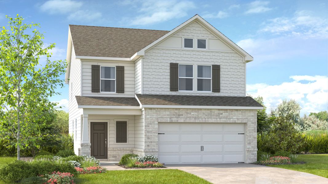 Representative exterior photo of a completed home built from the Edison by Taylor Morrison in Heritage River, Euharlee, GA (Image 18).