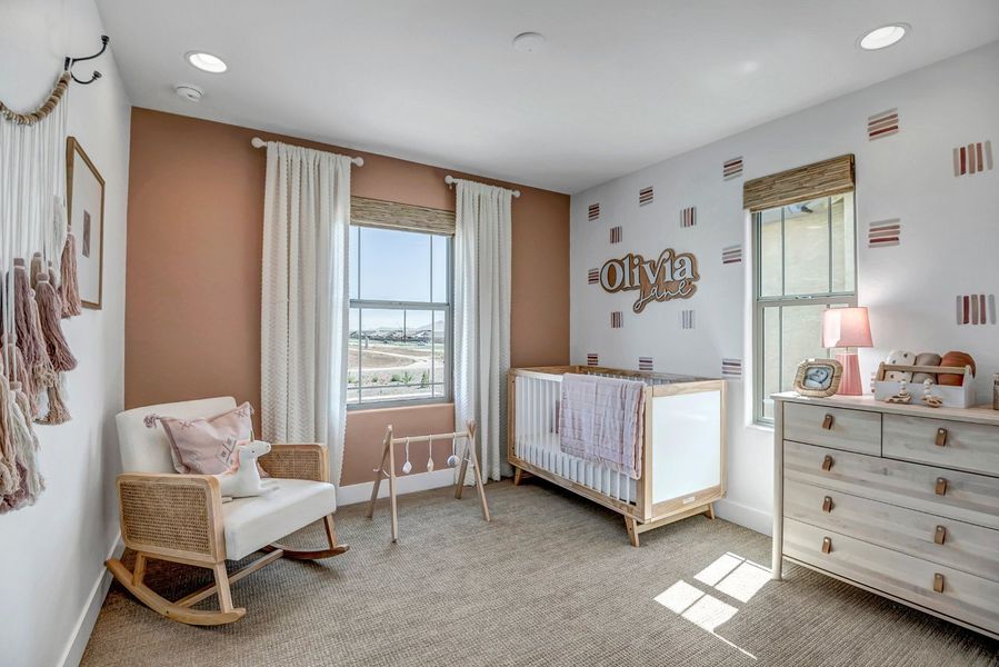 Furnished interior view inside a new home in Ironwood Villages at North Creek, Queen Creek (Image 26).