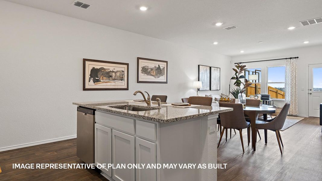 Furnished interior view inside a new home in Palomino, Manor (Image 15).