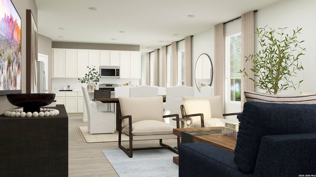 Furnished interior view inside a new home in Grace Valley, Marion (Image 30).