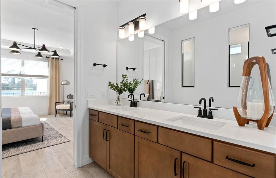 Model Home Design Only. Pictures and furnishings are for illustrative purposes only. Elevations, colors and options may vary. Furniture is for model home staging only.?