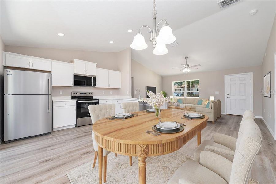 Furnished interior view inside a new home in , Summerfield (Image 5).
