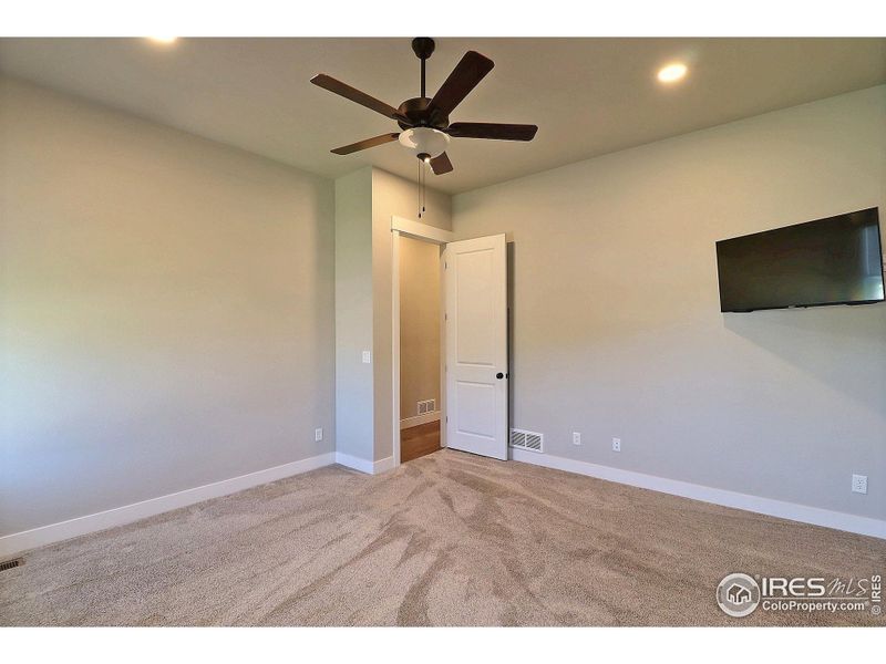 Recessed Lighting Was Added In the Primary Bedroom