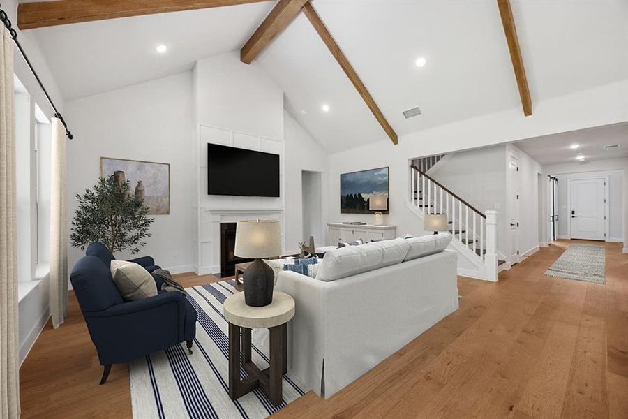 Furnished interior view inside a new home in Lincoln Pointe, Van Alstyne (Image 12). Furnished interior view inside a new home in Lincoln Pointe, Van Alstyne (Image 12).