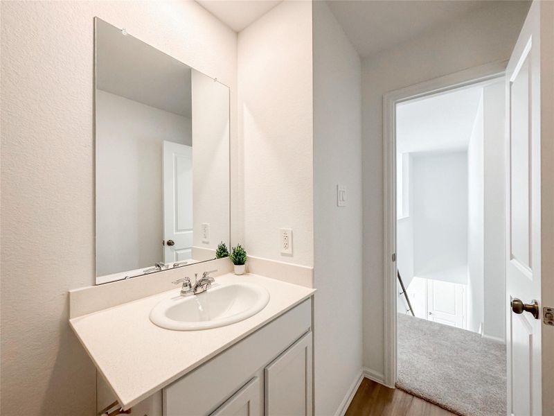 Furnished interior view inside a new home in Ladera Trails: Cottage Collection, Conroe (Image 8). Furnished interior view inside a new home in Ladera Trails: Cottage Collection, Conroe (Image 8).