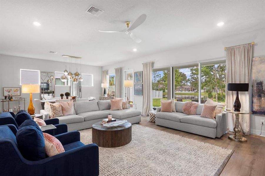 Furnished interior view inside a new home in , Odessa (Image 27).