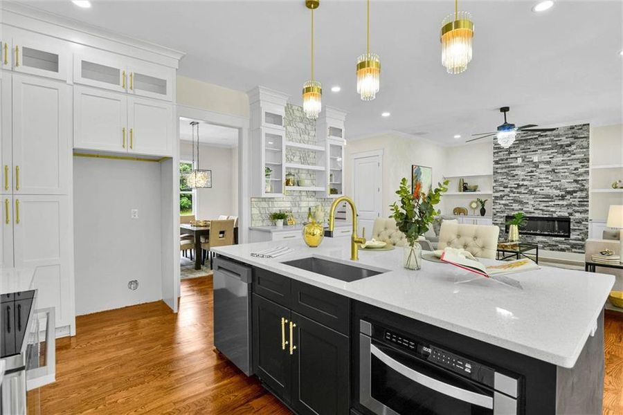 Furnished interior view inside a new home in , Snellville (Image 7).