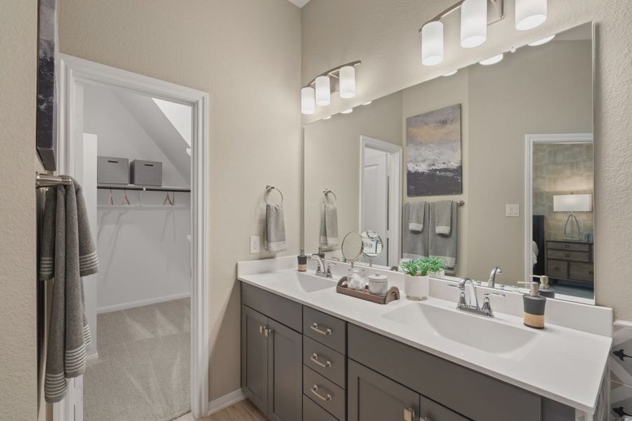 Furnished interior view inside a new home in Woodforest, Montgomery (Image 9).