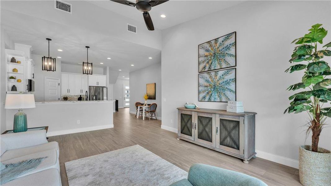 Furnished interior view inside a new home in , Lakeland (Image 35). Furnished interior view inside a new home in , Lakeland (Image 35).