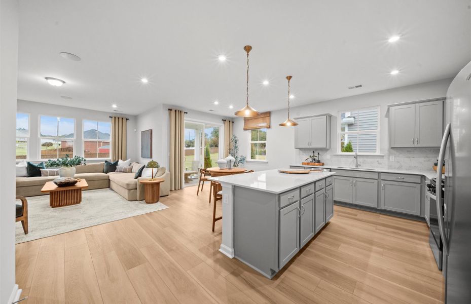 Furnished interior view inside a new home in Sparrow Creek, Boiling Springs (Image 14).