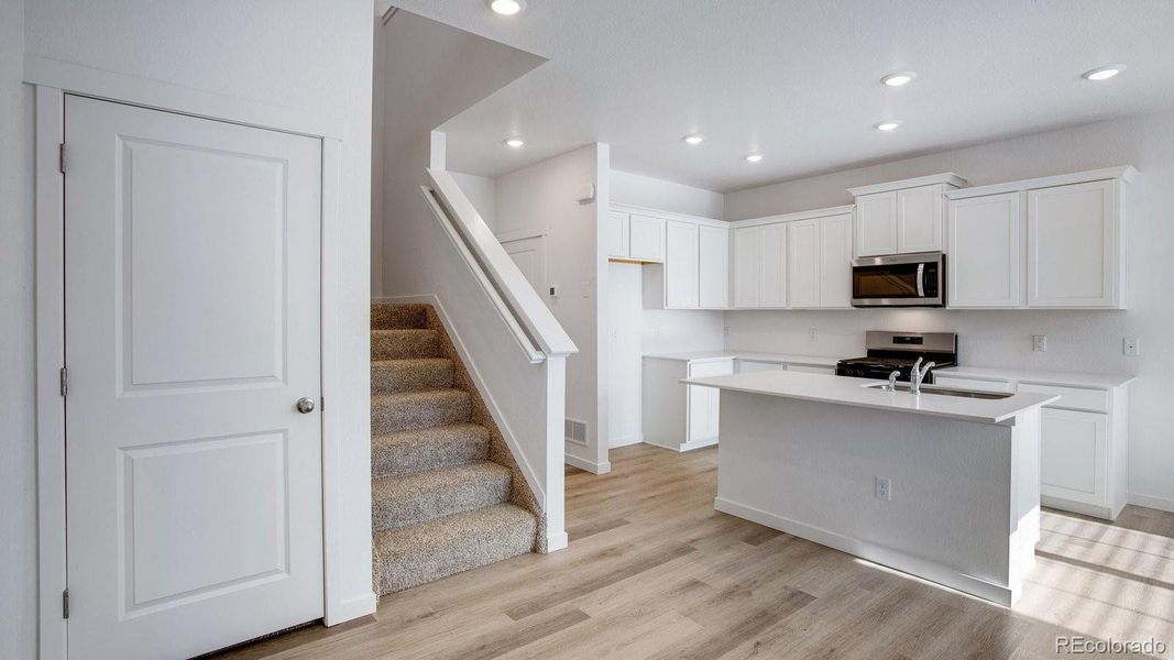 Furnished interior view inside a new home in Revere at Johnstown, Johnstown (Image 6).