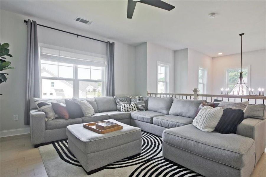 Furnished interior view inside a new home in , Cumming (Image 39).