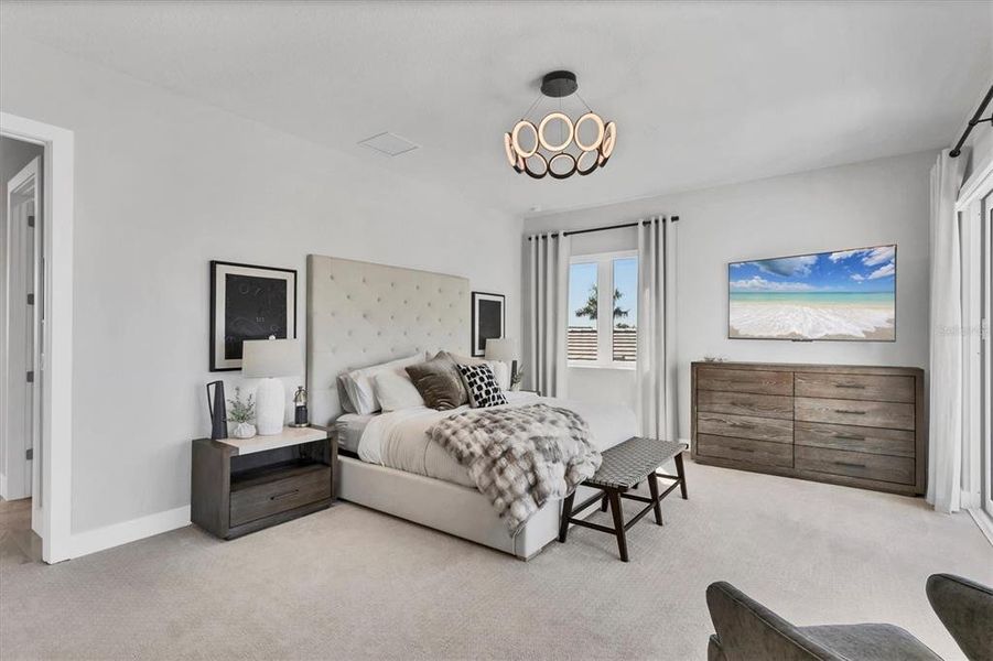 Furnished interior view inside a new home in Aqua Single Family Homes, Bradenton (Image 37).