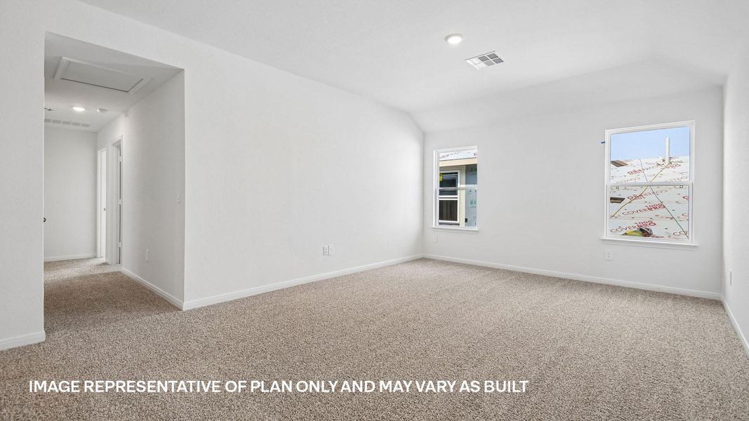 Spacious, unfurnished interior of a new home in Prairie Lakes, Buda (Image 28).