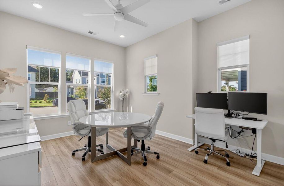 Furnished interior view inside a new home in Nexton, Summerville (Image 36). Furnished interior view inside a new home in Nexton, Summerville (Image 36).