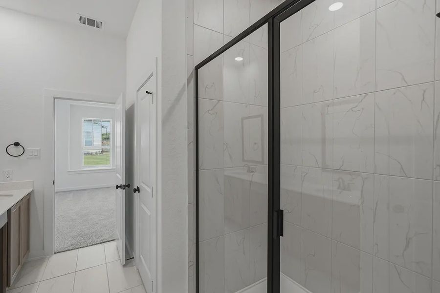 Furnished interior view inside a new home in The Crossvine, Schertz (Image 16).