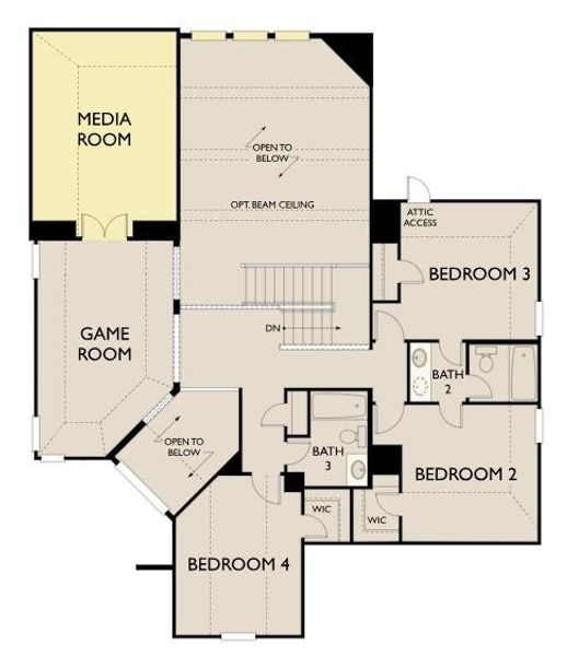 The Bridgeport floor plan