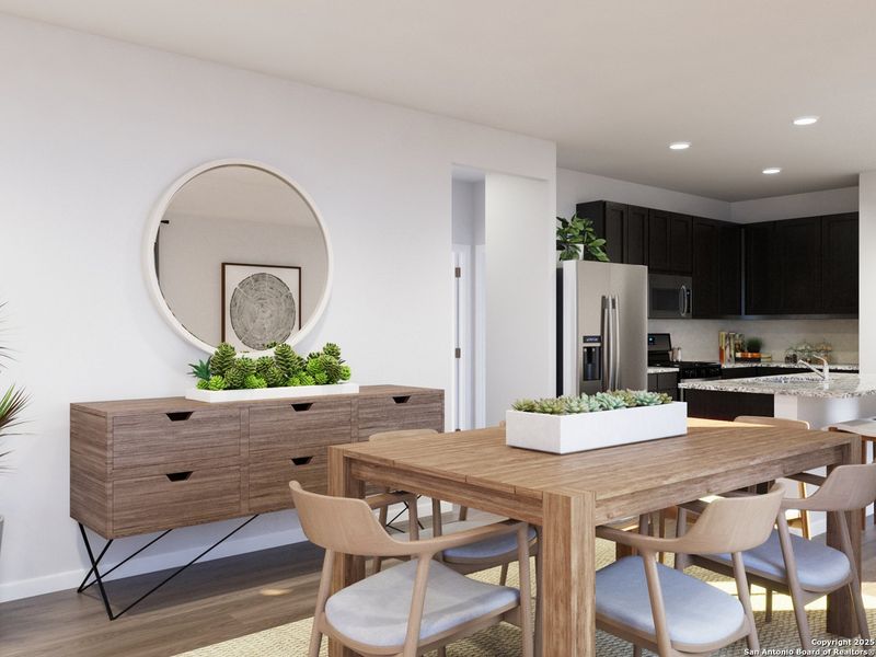 Furnished interior view inside a new home in Hickory Ridge, Elmendorf (Image 17).