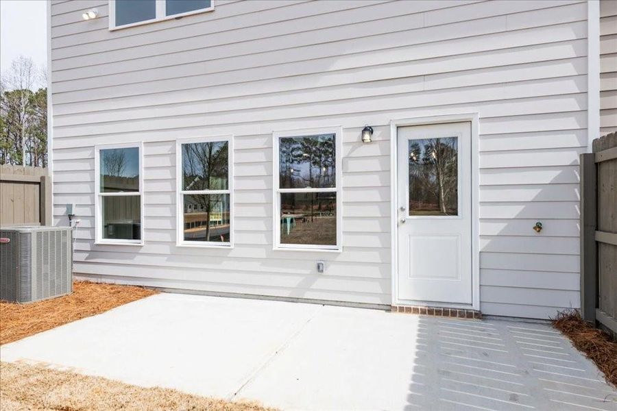 Exterior details and patio area of a home in Cherokee Township, Acworth (Image 3). Exterior details and patio area of a home in Cherokee Township, Acworth (Image 3).