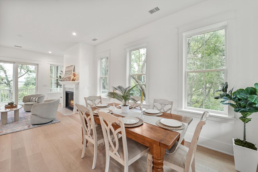 Furnished interior view inside a new home in , Charleston (Image 14).