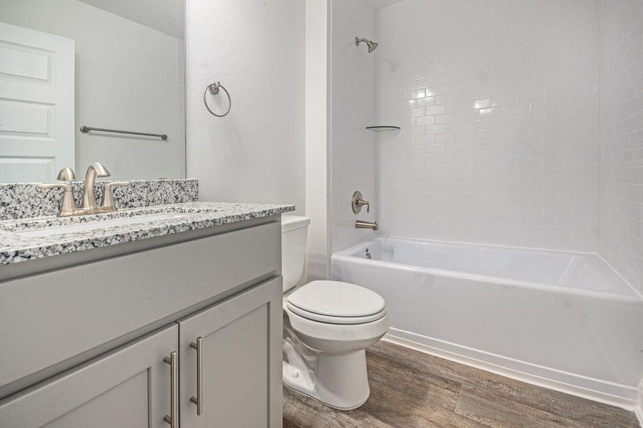 Furnished interior view inside a new home in Kiber Reserve, Angleton (Image 6).