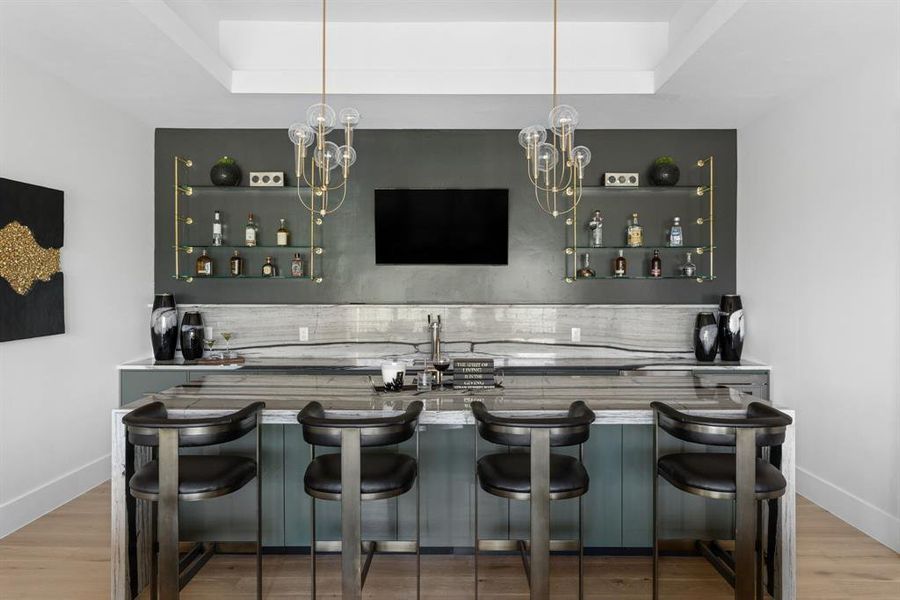 Close-up of interior finishes inside a home in , Southlake (Image 21).