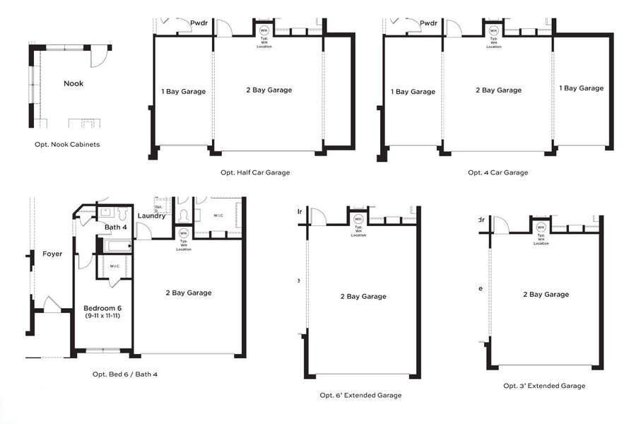 2D floor plan layout of this home in Hawkes Landing, Leander, TX (Image 2). 2D floor plan layout of this home in Hawkes Landing, Leander, TX (Image 2).