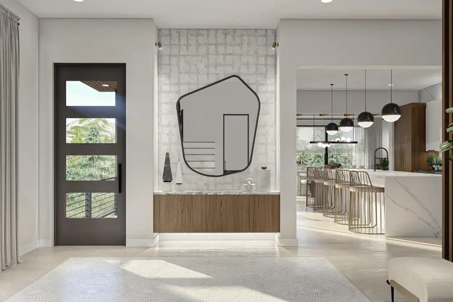 View of entrance foyer