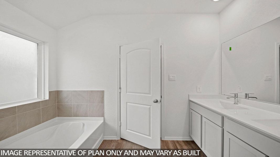 Furnished interior view inside a new home in Porters Mill, New Caney (Image 4).