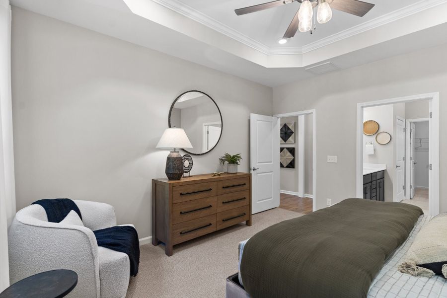Representative furnished interior of a home built from the The Cherry Grove by Chesapeake Homes in Coastal Club of the Carolinas, Calabash (Image 25).