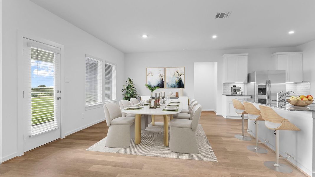 Representative furnished interior of a home built from the GARLAND by D.R. Horton in Grand Cay Harbour, Texas City (Image 8). Representative furnished interior of a home built from the GARLAND by D.R. Horton in Grand Cay Harbour, Texas City (Image 8).