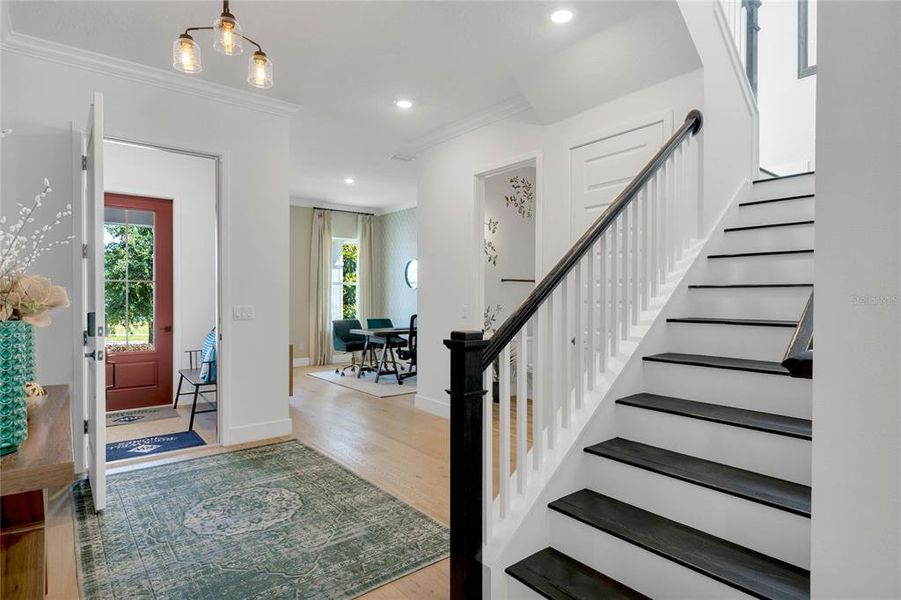 Furnished interior view inside a new home in Northlake At Ovation, Winter Garden (Image 16).