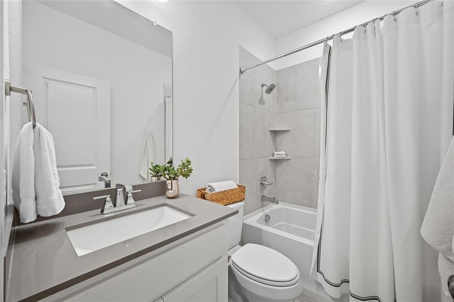 Furnished interior view inside a new home in , Flower Mound (Image 14).