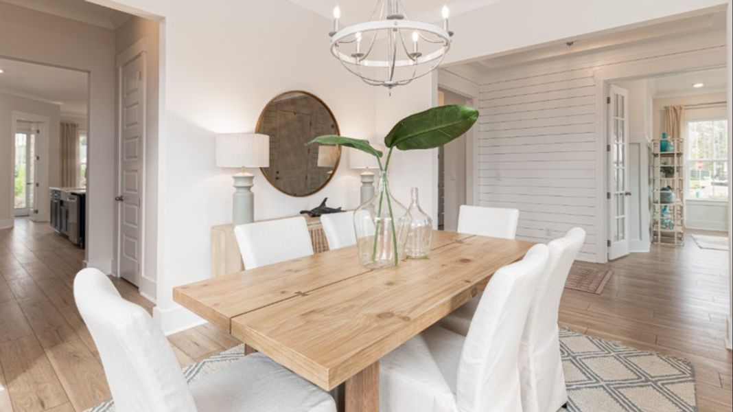 Representative furnished interior of a home built from the Keeneland II by DRB Homes in Ballam Oaks, Mount Pleasant (Image 7).