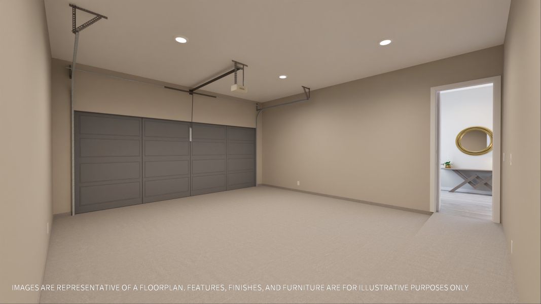 Spacious, unfurnished interior of a new home in Sunterra 40, Katy (Image 18).