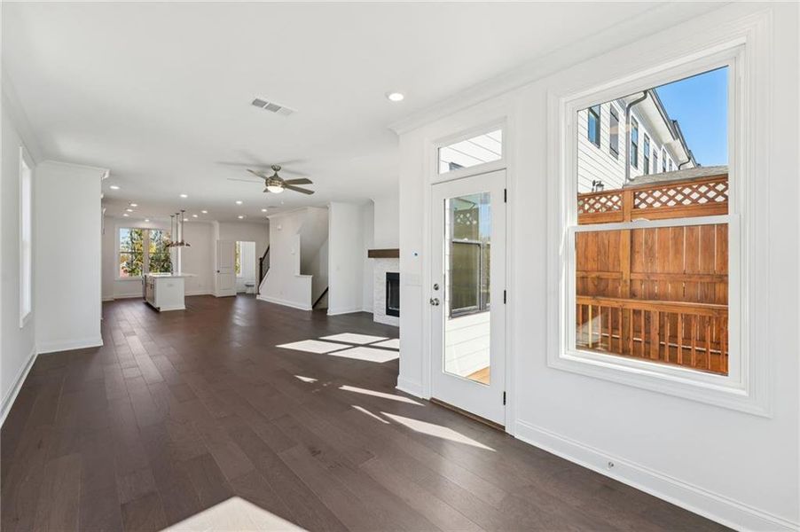 Spacious, unfurnished interior of a new home in Palisades Townhomes, Cumming (Image 48).