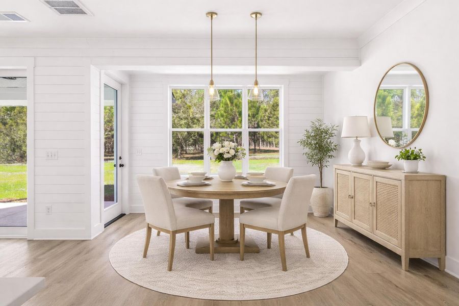 Furnished interior view inside a new home in , Johns Island (Image 11).