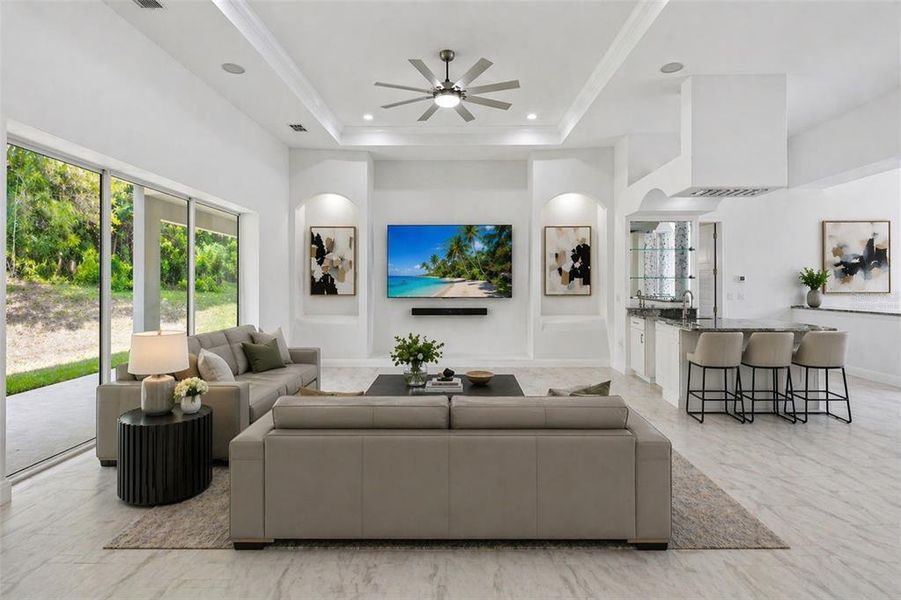 Furnished interior view inside a new home in , Hernando (Image 5).