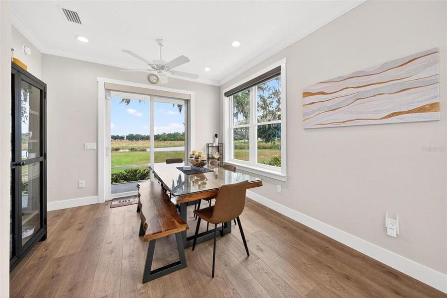 Furnished interior view inside a new home in , Oxford (Image 55).