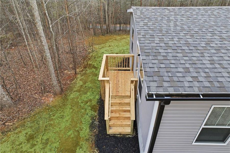 Exterior details and patio area of a home in , Ball Ground (Image 26).