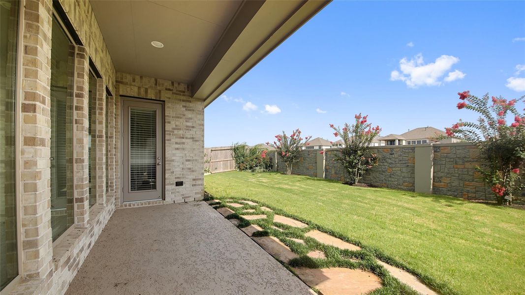 Exterior details and patio area of a home in , Fulshear (Image 2). Exterior details and patio area of a home in , Fulshear (Image 2).