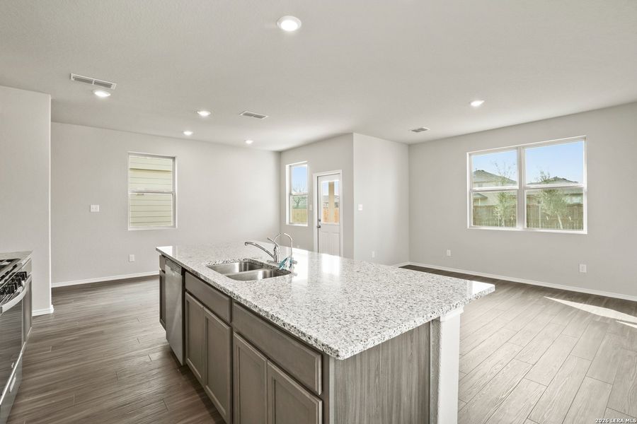 Furnished interior view inside a new home in Blue Ridge Ranch, San Antonio (Image 8).