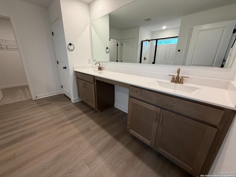 Furnished interior view inside a new home in The Preserve at the Wilder, Adkins (Image 6).